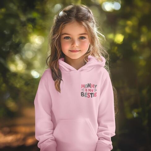 Keevici لطيف هوديس preppy للفتيات Mommy و Me Switshirts Kids Graphic Kawaii هوديي الأم ابنة القطن بولوفر in Kuwait