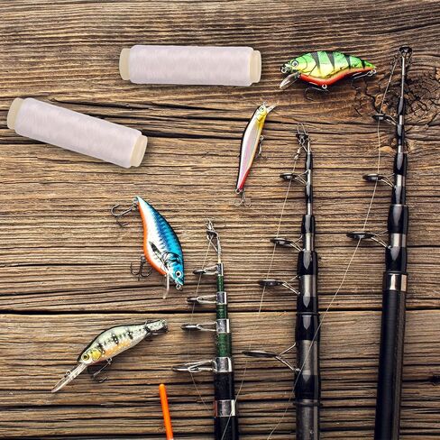 4pcs Nylon Fishing Thread - Invisible 0.02cm/0.008in Width, 200m/656.17ft Length Fishing Wire in Saudi Arabia
