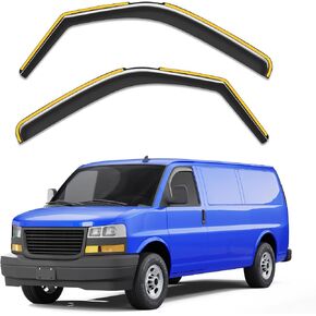 in-Channel Rain Guards Fit for Truck Dodge RAM 1500 (New Body Style Includes TRX) 2019-2025 Crew Cab Window Rain Guards Visors Vent Visors Window Deflector Vent Shades Car Accessories -4 pcs in Saudi Arabia