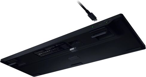 لوحة مفاتيح الألعاب اللاسلكية Razer BlackWidow V4 Low Profile HyperSpeed: مفاتيح ميكانيكية برتقالية - 2.4 جيجا هرتز لاسلكية وبلوتوث - أسطوانة متعددة الوظائف - 11 زر تحكم - عمر بطارية طويل in Saudi Arabia