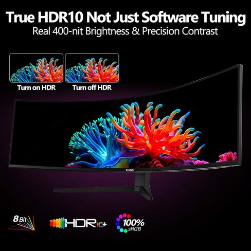 34 Inch Ultrawide Curved Gaming Monitor, 1500R PC Screen 165hz UWQHD 3440x1440, Curved Computer Screen with FreeSync,Support Wallmount 75x75mm in Saudi Arabia