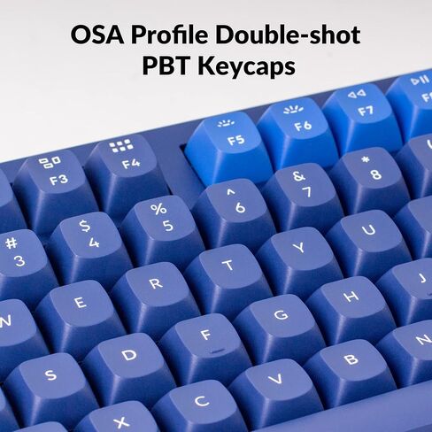 Keychron Q3 Wired Custom Mechanical Keyboard Knob Version, TKL Tenkeyless QMK/VIA Programmable Macro with Hot-swappable Gateron G Pro Blue Switch Double Gasket Compatible with Mac Windows Linux (Blue) in Saudi Arabia