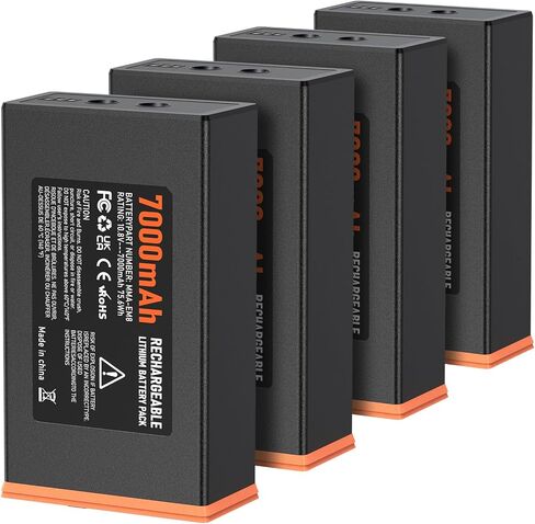 4 Pack Rechargeable Battery for Edge Series Cellular Trail Camera 7000mAh Lithium-Ion Battery Compatible with Moultrie Edge, Edge PRO, Edge 2, Edge 2 PRO in Kuwait