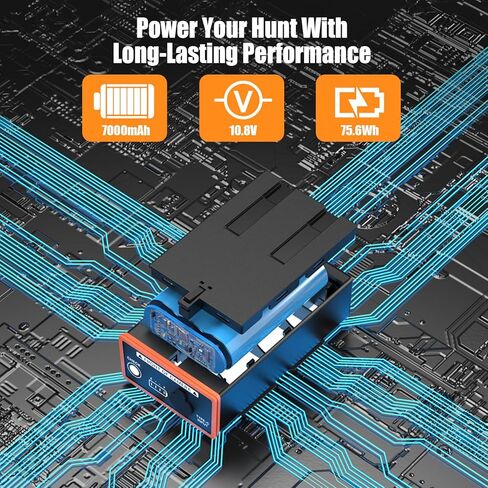 4 Pack Rechargeable Battery for Edge Series Cellular Trail Camera 7000mAh Lithium-Ion Battery Compatible with Moultrie Edge, Edge PRO, Edge 2, Edge 2 PRO in Kuwait