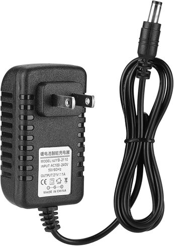 Universal Power aAdapter, Thick Copper Core Li ion Charger Adapter 21V/1A Adaptative Lithium Battery Charger AC Adapter Power Cord (US Plug 100‑240V) in Saudi Arabia