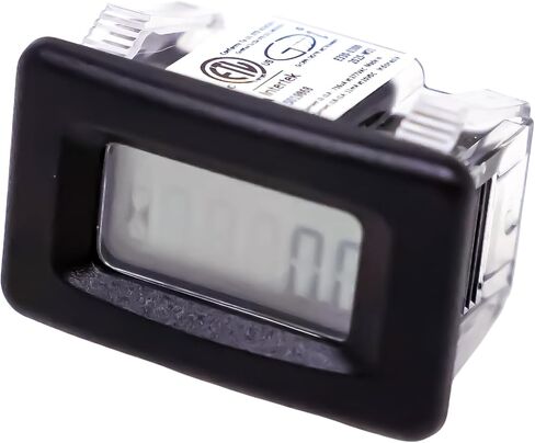 Hardline Products USA Digital Panel Mount Hour/Tach Meter لـ Toro - MTD - Bad Boy - Cub Cadet - Troy -Bilt - Briggs and Stratton - N310 in Saudi Arabia