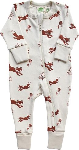 PARADE Organic Signature Print '2-Way' Zip Romper - Long Sleeve Airplanes 2T no mitts in Saudi Arabia