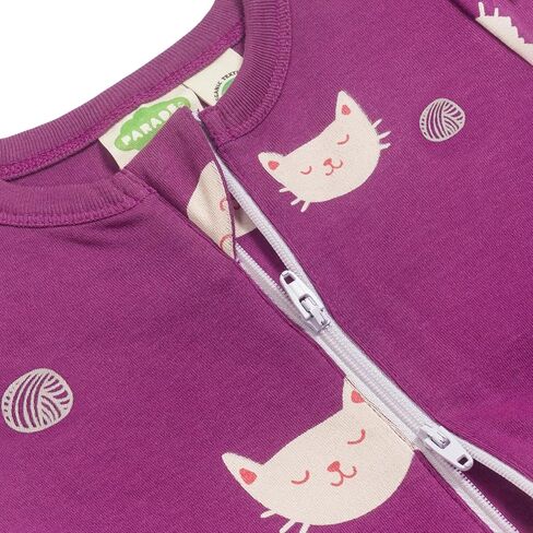 PARADE Organic Signature Print '2-Way' Zip Romper - Long Sleeve Airplanes 2T no mitts in Kuwait