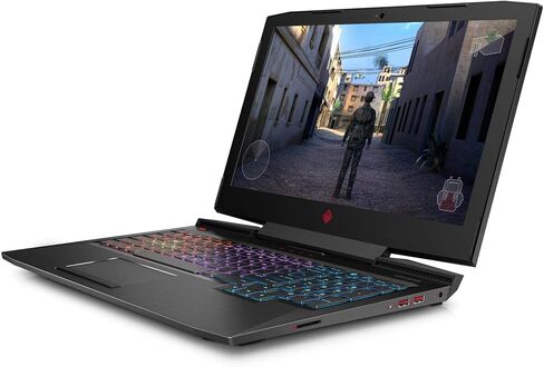 لاب توب اتش بي اومين 15-CE198 للالعاب 15.6 انش ال سي دي - انتل i7-8750H بسرعة 2.2 جيجاهرتز، ذاكرة رام 16 جيجا اتش دي دي، 256 جيجا نفيديا جي فورس GTX 1060، ويندوز 10 برو - اسود in Kuwait