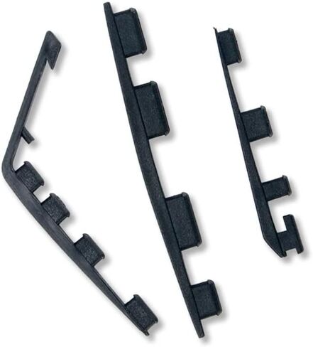 استبدال 3 قطع زر قواعد مطاطية غطاء المضيف وسادة القدم الغبار Proetctor forPS4 CUH-1100 1000 وحدة التحكم أسود (أسود) in Saudi Arabia
