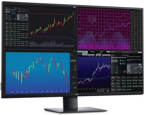 Dell U4320Q 43 Inch 2160p 4K UltraSharp, IPS Thin Bezel Monitor, HDMI, DisplayPort, USB-C, VESA Certified, Black in Kuwait