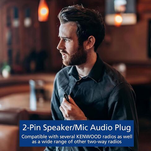 Kenwood KHS-33 Clip Microphone with Earphone (Single Pin) for PTK-23K ProTalk Lite in Saudi Arabia