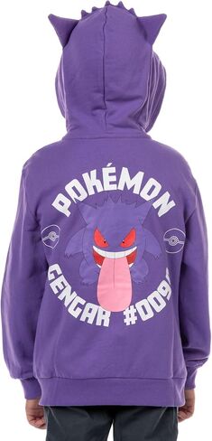 Mad Engine Pokemon Hoodie Kids' Gen 01 Zip-Up 3-D Character Costume Hoodie in Saudi Arabia