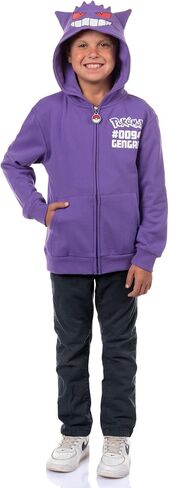 Mad Engine Pokemon Hoodie Kids' Gen 01 Zip-Up 3-D Character Costume Hoodie in Saudi Arabia