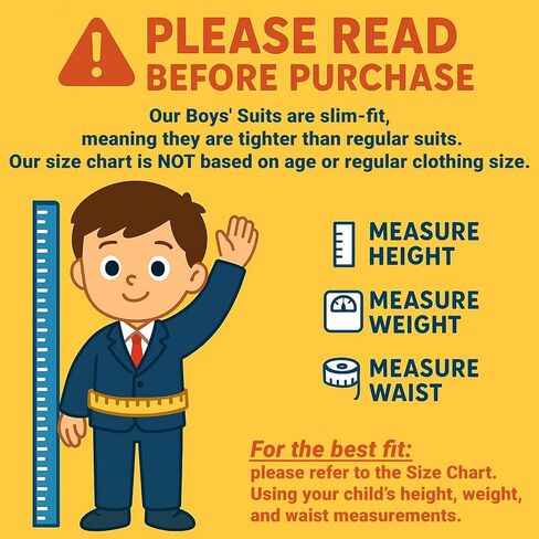 8 Piece Boys Suit Slim Fit Formal Suit Set, Adjustable Waist, for Toddler Boy Teenage, Wedding, Graduation, Churches in Saudi Arabia