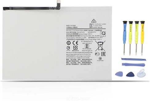 ZTHY HQ-6300SA HQ-6300SD Tablet Battery Replacement for Samsung Galaxy Tab A8 10.5 2021 2022 SM-X200 SM-X205 SM-X200N SM-X205N SM-X205NZAAEUE SM-X200NZAAEUA Series 3.85V 27.1Wh 7040mAh in Kuwait