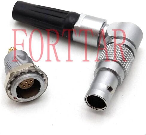 FHG.0B.307.CLAD52 & Egg.0B.307, 7Wire Male Plug Push-Pull Self-Lock Industrial Camera Medical Device Power Signal Connector Plug Socket Set (FHG+Egg.0B+30-, 7 Pin) in Saudi Arabia