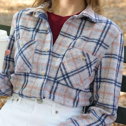 MagnaReady Women’s Adaptive Flannel Shirt with Magnetic Closures in Saudi Arabia