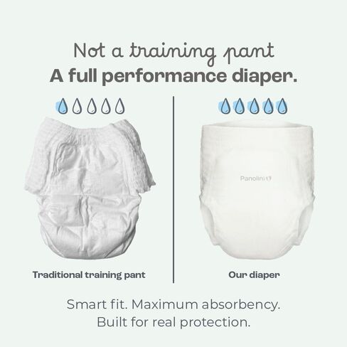 The Responsive Diaper Size 4 (25–35 lbs), 36 Ct Italian Premium Design, Soft, Unscented & Hypoallergenic, 12 Hrs Leak Protection, No-Tape Flexible Fit Pull-Up Disposable Diapers for Babies in Saudi Arabia