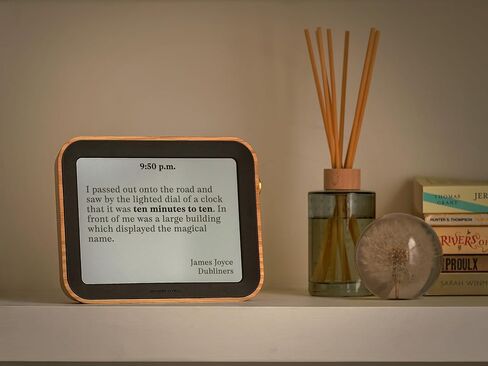 Author Literary Quote Clock – Tells Time Using Book Quotes | Unique Gift for Book Lovers | New Quote Every Minute Clock Vol 1 in Saudi Arabia