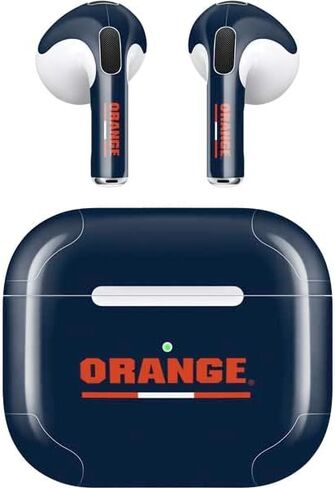 Skinit Decal Audio Skin Compatible with Apple AirPods (3rd Gen, 2021) - Officially Licensed Syracuse University Orange Design in Saudi Arabia