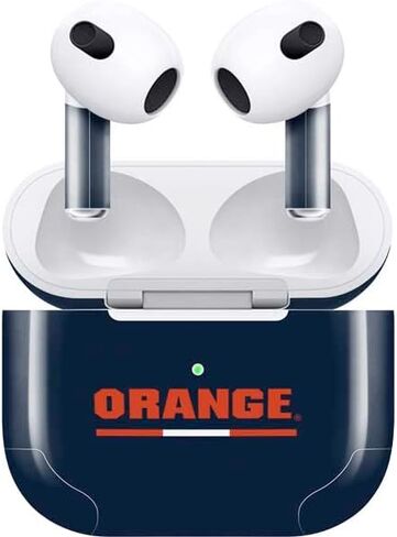 Skinit Decal Audio Skin Compatible with Apple AirPods (3rd Gen, 2021) - Officially Licensed Syracuse University Orange Design in Saudi Arabia
