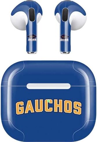 Skinit Decal Audio Skin Compatible with Apple AirPods (3rd Gen, 2021) - Officially Licensed Santa Barbara Gauchos Design in Saudi Arabia