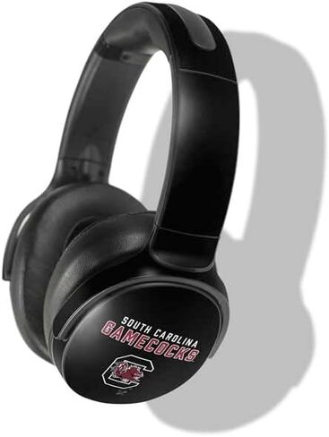 غلاف صوتي من Skinit متوافق مع Skullcandy Venue - تصميم أسود مرخص رسميًا من College South Carolina Gamecocks in Saudi Arabia
