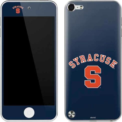ملصق Skinit لمشغل MP3 متوافق مع iPod Touch (الجيل الخامس و2012) - تصميم أزرق مرخص رسميًا من College Syracuse S in Saudi Arabia