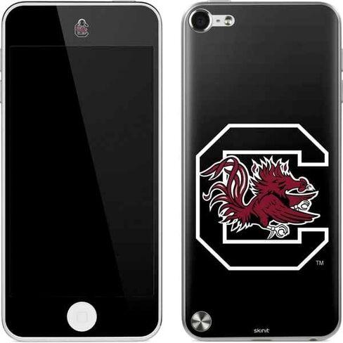 Skinit Decal MP3 Player Skin Compatible with iPod Touch (5th Gen&2012) - Officially Licensed College South Carolina Gamecocks Logo Black Design in Saudi Arabia