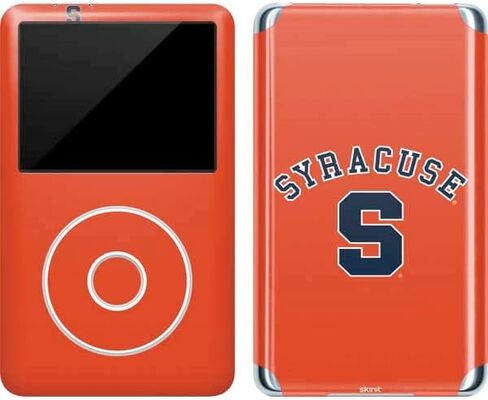 Skinit Decal MP3 Player Skin Compatible with iPod Classic (6th Gen) 80GB - Officially Licensed College Syracuse S Orange Design in Saudi Arabia
