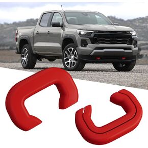أغلفة السحب لأغطية Chevy Colorado Trailboss 2015-2026/GMC Canyon 2015-2022 (لا تتناسب مع 2023-2026 Colorado Z71 ZR2) متوافق مع Chevy Colorado/GMC Canyon Accessories (Red) in Kuwait