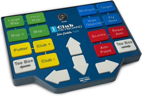 Club Keyboard Flex Series Wireless 20 Button GS Pro Golf Simulator Control Box (Gray) in Saudi Arabia