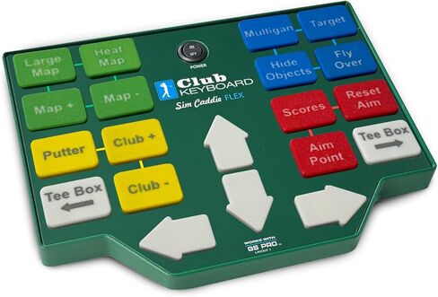 Club Keyboard Flex Series Wireless 20 Button GS Pro Golf Simulator Control Box (Gray) in Saudi Arabia