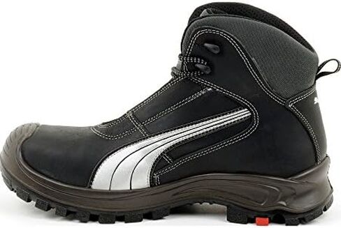 PUMA Safety Mens Cascades Mid S3 Safety Boot Black Size UK 11 EU 46 in Saudi Arabia