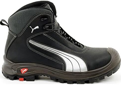 PUMA Safety Mens Cascades Mid S3 Safety Boot Black Size UK 11 EU 46 in Saudi Arabia