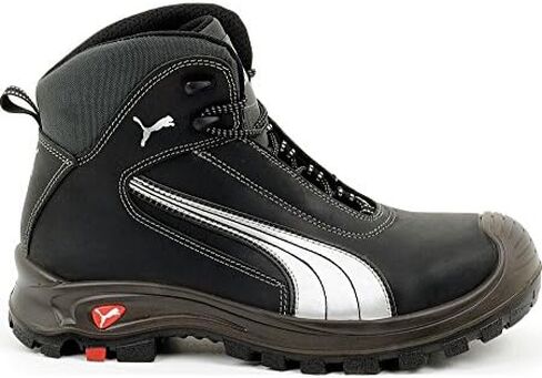 PUMA Safety Mens Cascades Mid S3 Safety Boot Black Size UK 11 EU 46 in Saudi Arabia