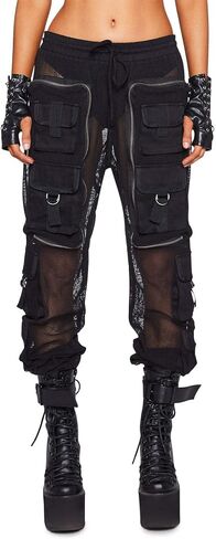 Dolls Kill Complex Nights Fishnet Cargo Pants in Saudi Arabia
