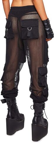 Dolls Kill Complex Nights Fishnet Cargo Pants in Saudi Arabia
