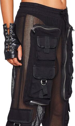 Dolls Kill Complex Nights Fishnet Cargo Pants in Saudi Arabia