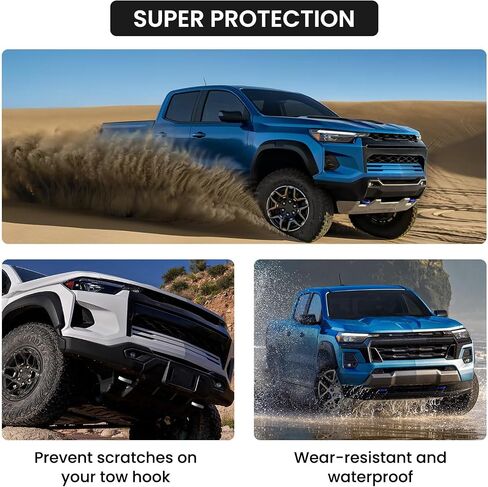 أغلفة السحب لأغطية Chevy Colorado Trailboss 2015-2026/GMC Canyon 2015-2022 (لا تتناسب مع 2023-2026 Colorado Z71 ZR2) متوافق مع Chevy Colorado/GMC Canyon Accessories (Red) in Kuwait