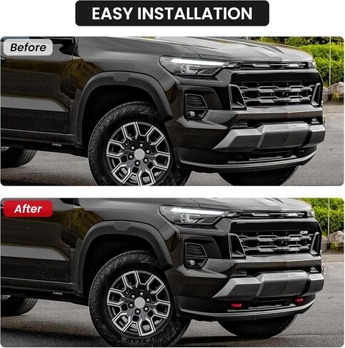 أغلفة السحب لأغطية Chevy Colorado Trailboss 2015-2026/GMC Canyon 2015-2022 (لا تتناسب مع 2023-2026 Colorado Z71 ZR2) متوافق مع Chevy Colorado/GMC Canyon Accessories (Red) in Kuwait