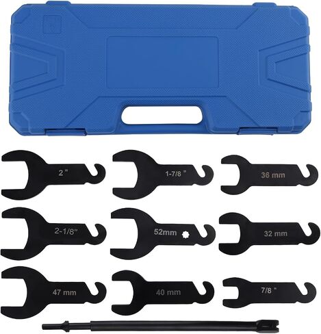 MaxPeedingRods 10pcs مجموعة مفكري القابض من المعجبين ، مجموعة أدوات إزالة القابض مع Ford/GM/chrysler/Jeep/VW/BMW ، يقوم مجموعة Spanner بإصلاح Auto Repirn in Kuwait