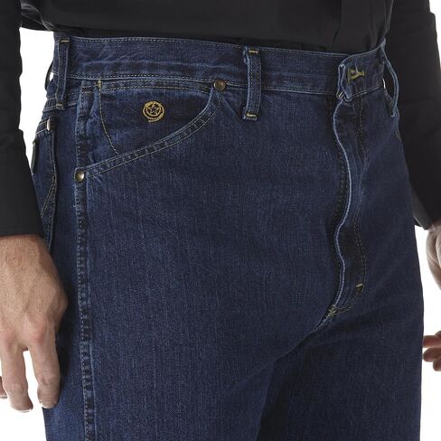 بنطلون جينز رجالي ماركة Wrangler George Strait Cowboy Cut الأصلي, أزرق, One Size in Kuwait