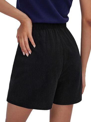 Cider Corduroy Mini Skirt مرنة الخصر A-Line Skirt Fashion's Fashion in Saudi Arabia