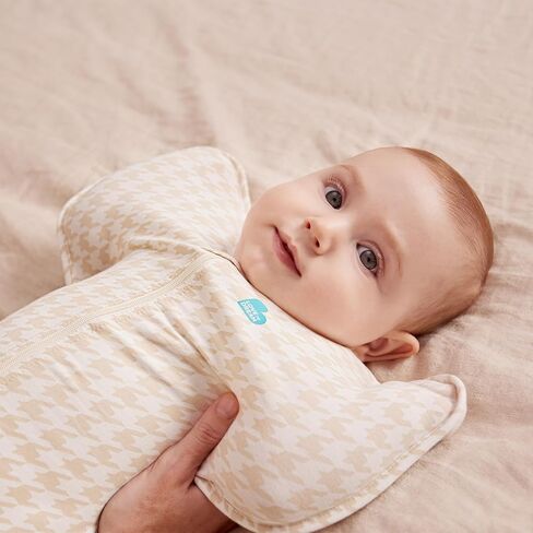 Love to Dream Swaddle UP, Stripe Pink, 1.0 TOG, Baby Sleep Sack, Self-Soothing Swaddles for Newborns, Improves Sleep, Snug Fit Helps Calm Startle Reflex, Newborn Essentials for Baby, 8-13lbs in Saudi Arabia