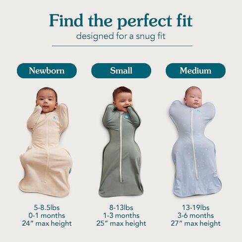 Love to Dream Swaddle UP, Stripe Pink, 1.0 TOG, Baby Sleep Sack, Self-Soothing Swaddles for Newborns, Improves Sleep, Snug Fit Helps Calm Startle Reflex, Newborn Essentials for Baby, 8-13lbs in Saudi Arabia