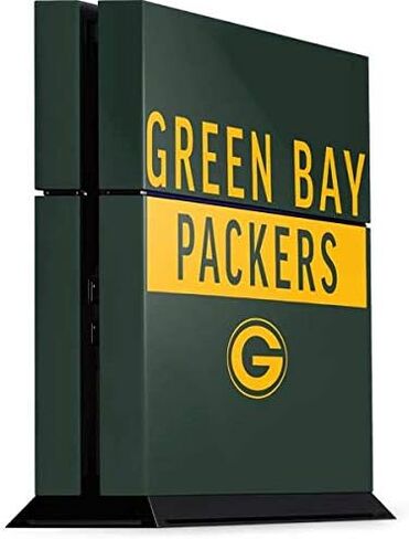 ملصق Skinit المخصص للألعاب متوافق مع وحدة تحكم PS4 - تصميم سلسلة Green Performance Series المرخص رسميًا من NFL Green Bay Packers in Saudi Arabia