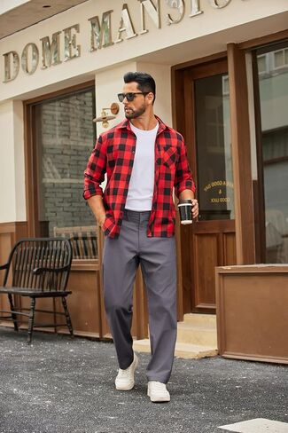 COOFANDY Mens Casual Pants Cotton Classic Fit Stretch Chino Pant Khaki Wrinkle Free Dress Slacks in Saudi Arabia