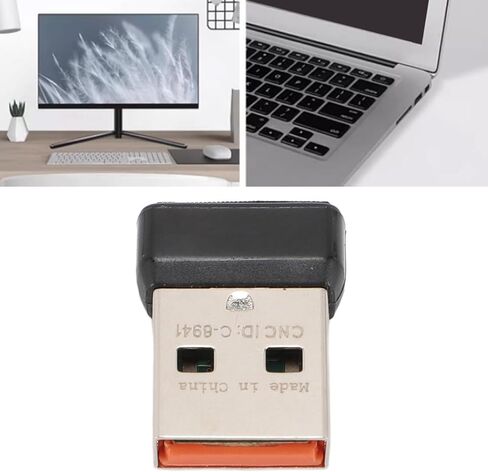 CU0007 USB Unifying Receiver for Mouse Keyboard, 2.4GHz USB Receiver Adapter Compatible with Unifying Devices Mouse M505 M905 Keyboard K340 K350 in Saudi Arabia
